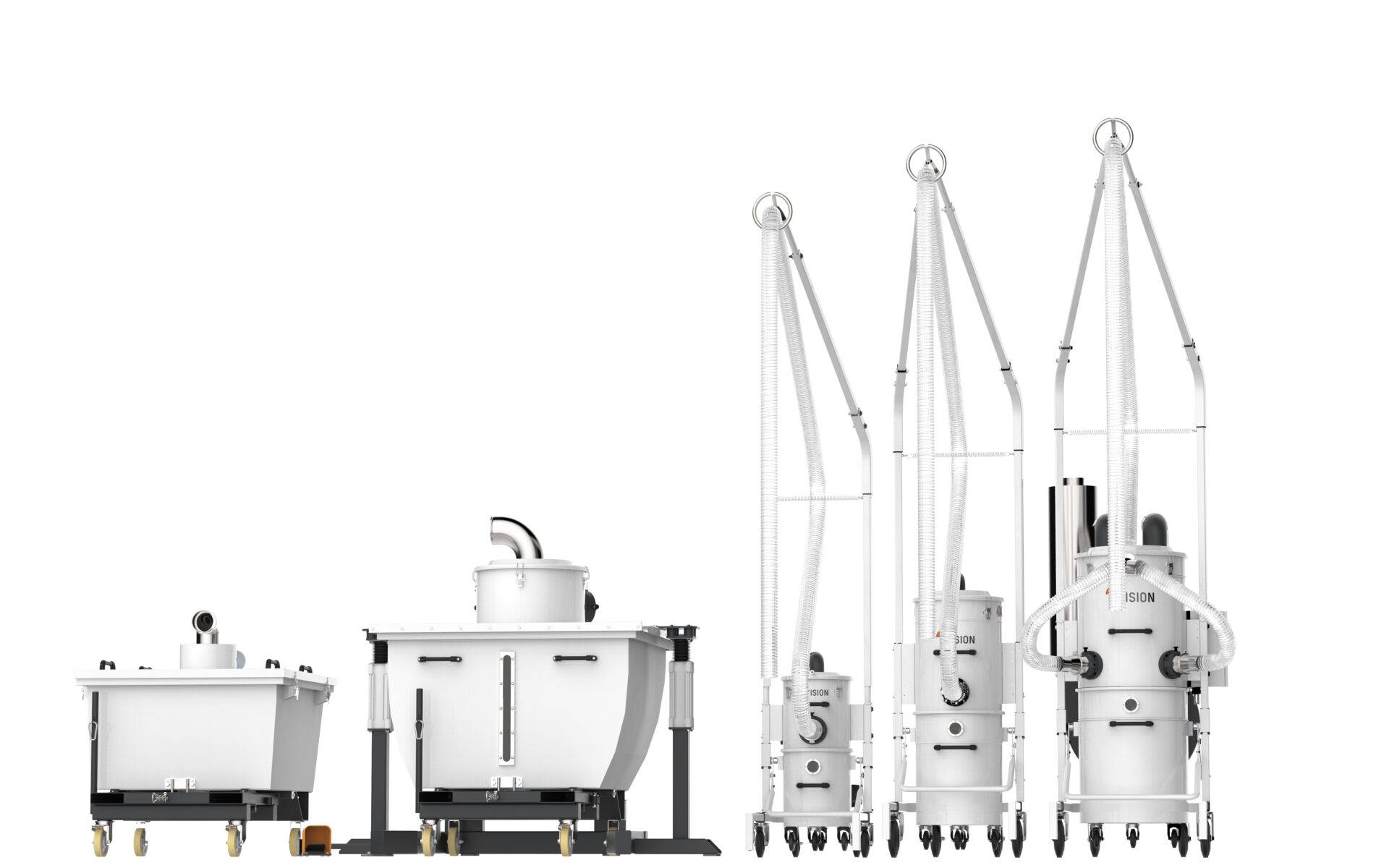 iVision - linear flat table dust collectors